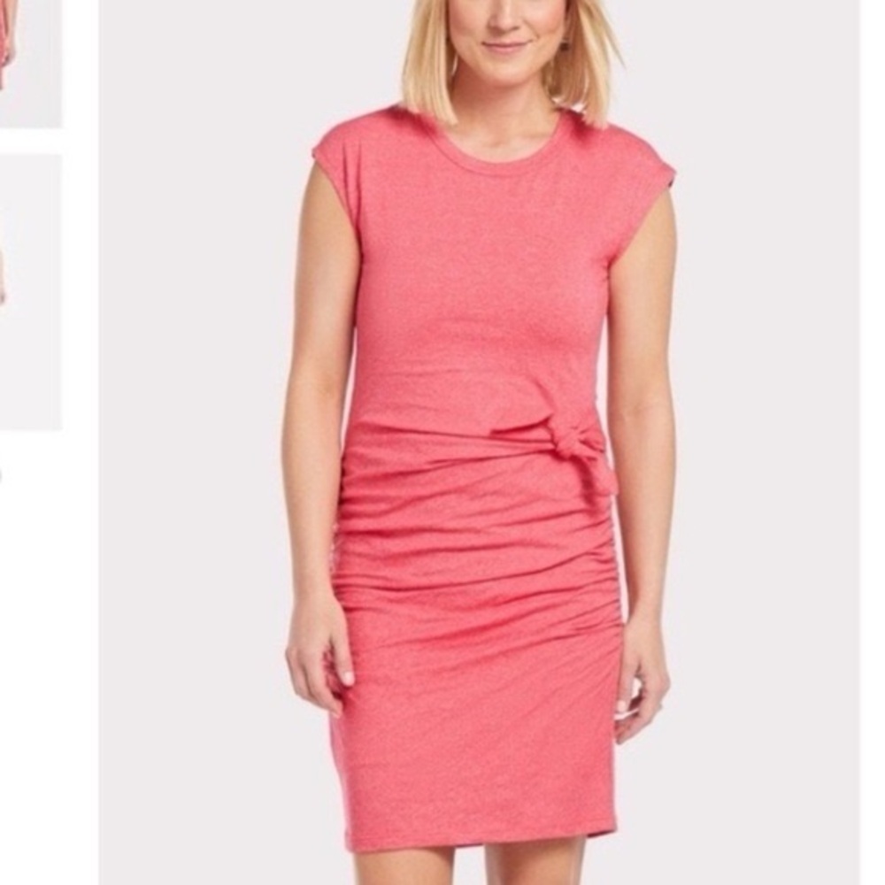 Sundry Women’s Synthetic Side Tie Short Sleeve Shirt Dress Casual Size 1/small